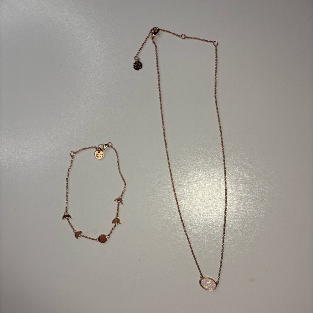 🔆📿JEWELRY BUNDLE: Pura Vida Bracelet + Necklace